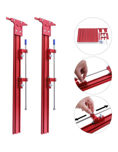 Juego de riel guía paralelo SanBouSi 1200mm aluminio 2