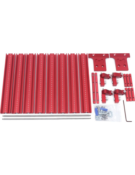 Juego de riel guía paralelo SanBouSi 1200mm aluminio