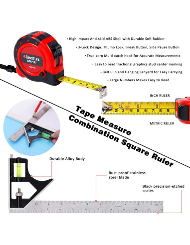 Conjunto de Cinceles de Madera KingTool 6 Piezas Cr-V 4.68kg