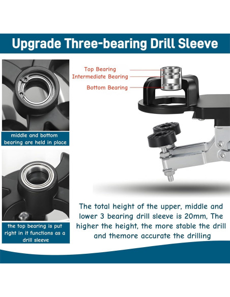 Plantilla de bisagra oculta Acshio 35 mm ajustable para madera
