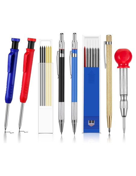 Kit de Marcado para Carpinteros Pajean 8 Piezas con Lápices