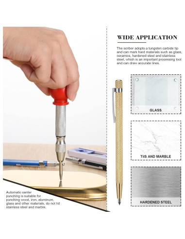 Kit de Marcado para Carpinteros Pajean 8 Piezas con Lápices