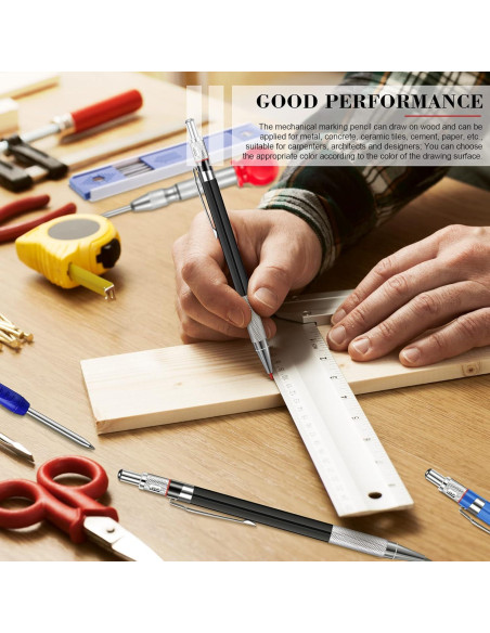 Kit de Marcado para Carpinteros Pajean 8 Piezas con Lápices