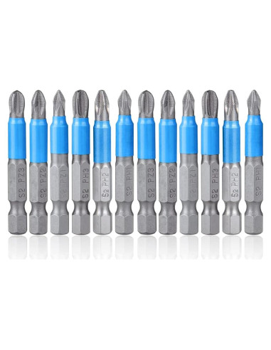 Juego de Puntas de Destornillador Mesee 12 Piezas 50mm