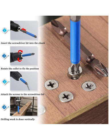 Juego de Puntas de Destornillador Mesee 12 Piezas 50mm