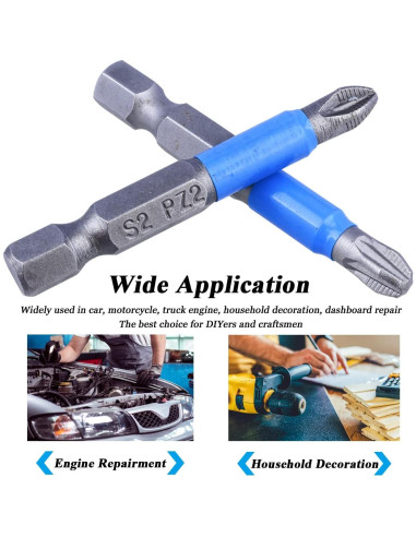 Juego de Puntas de Destornillador Mesee 12 Piezas 50mm