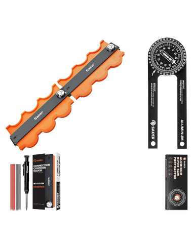 Transportador de Inglete Saker + Medidor de Contorno Saker