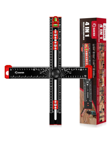 Herramienta Scribing Multifuncional Saker 4-en-1 para Perforación