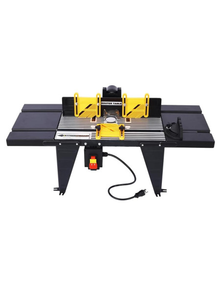 Mesa de Router de Banco Eléctrica Yone JX JE Grande Negra