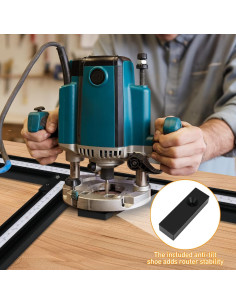 Plantilla de Router Ajustable Onylraep 65x65cm Aluminio 2