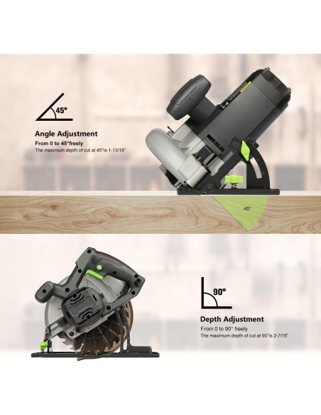 Sierra Circular GALAX PRO 11A 6000RPM 7-1/4" para Madera