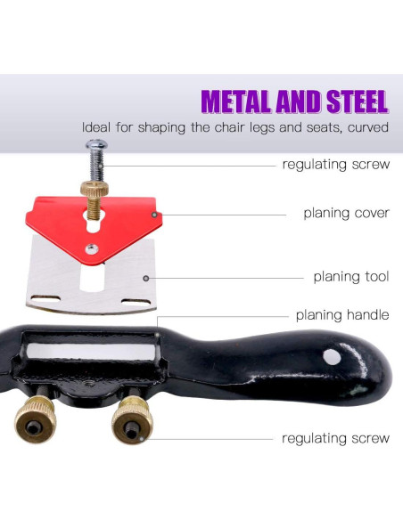 Kit de Herramientas de Carpintería Swpeet 8Pcs Ajustable