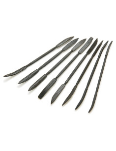 Juego de Raspas Riffler WoodRiver - 8 Piezas - Grueso