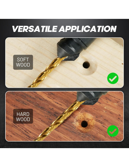 Juego de Brocas Avellanadoras EZARC 12 Piezas con Soporte