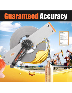 Cinta de Medición de Aceite Cekegon 10M Acero Inoxidable 2