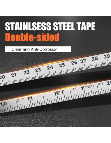 Cinta de Medición de Aceite Cekegon 10M Acero Inoxidable