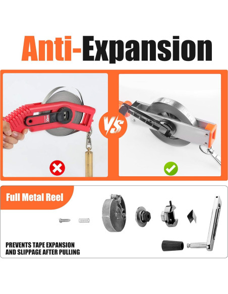Cinta de Medición de Aceite Cekegon 10M Acero Inoxidable