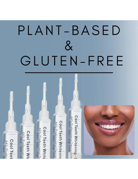 Gel Blanqueador Dental Cool 44% Peróxido Carbamida - 50 Tratamientos