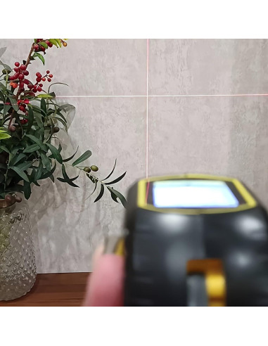 Regla Medidora Láser 3-en-1 HeFSRi 60m y Cinta 4.88m