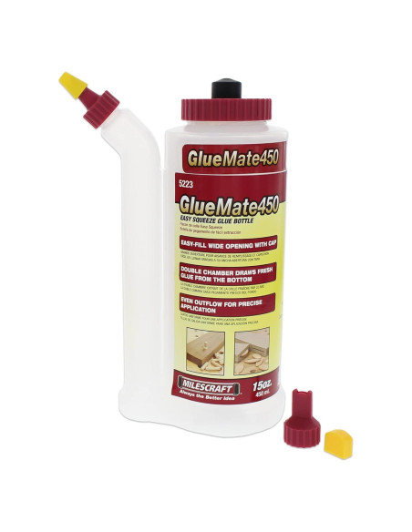 Botella de Pegamento Milescraft Glue Mate 450ml - Antigoteo