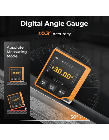 Medidor Láser CIGMAN CD-80 80m con Buscador de Ángulo