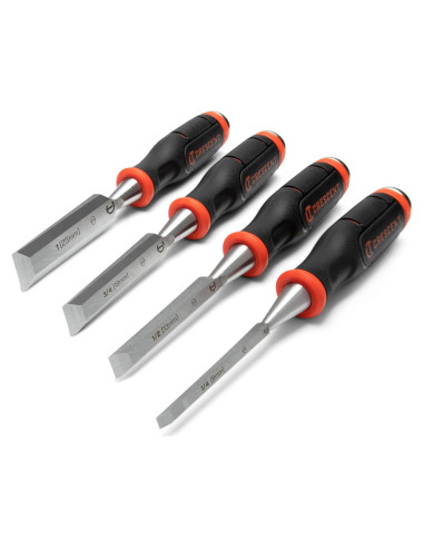 Cincel de Madera Crescent 4 Piezas 0.64 a 2.54 cm