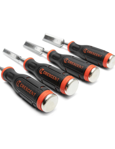 Cincel de Madera Crescent 4 Piezas 0.64 a 2.54 cm