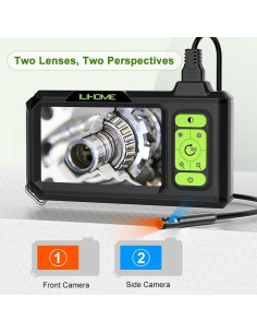 Borescopio Industrial ILIHOME Doble Lente 1080P 7.9mm IP67 2