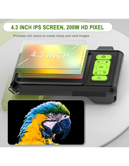 Borescopio Industrial ILIHOME Doble Lente 1080P 7.9mm IP67