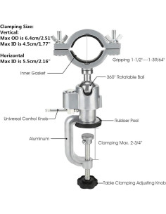 Soporte de Banco OCGIG 360 para Taladro Eléctrico - Plata 2