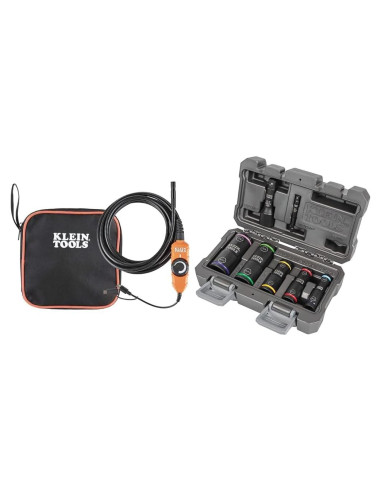 Cámara Borescope Klein Tools 9mm 3m USB + Juego de Enchufes