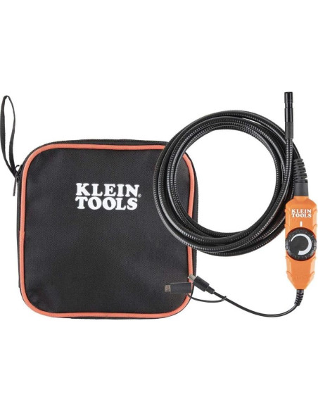 Cámara Borescope Klein Tools 9mm 3m USB + Juego de Enchufes