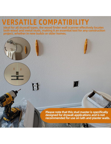 Escáner de Pared Magnético Calvana - Detector de Montantes 2pk