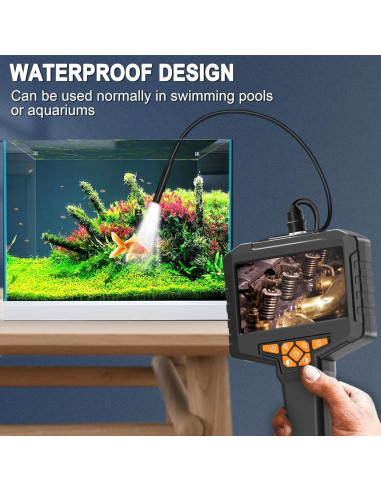 Endoscopio Industrial COOVIE con Pantalla IPS 4.3" HD 1920P