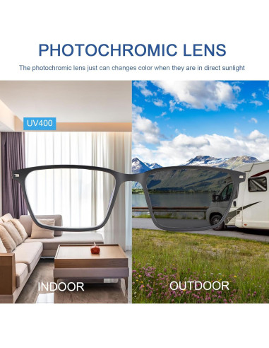 Gafas Fotoquímicas Anti Luz Azul Vepiant - Unisex, UV 100%