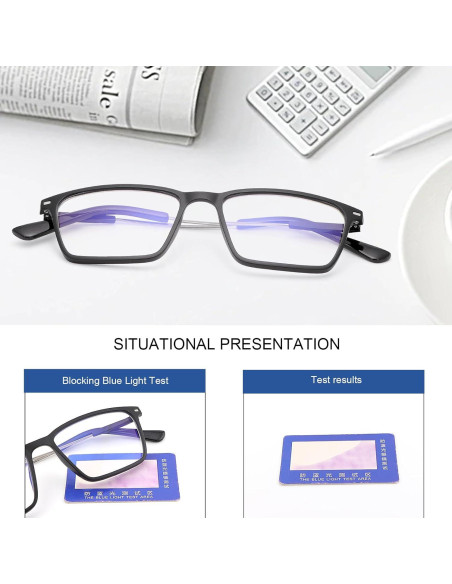 Gafas Fotoquímicas Anti Luz Azul Vepiant - Unisex, UV 100%