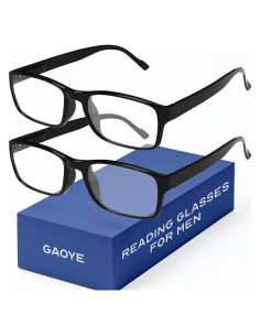 Gafas de Lectura Gaoye 2-Pack con Filtro Luz Azul y UV
