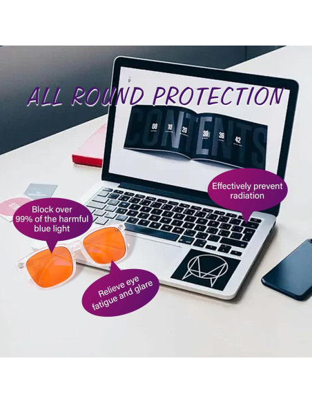 Gafas de luz azul OPTOFENDY para hombres y mujeres, modelo 7508