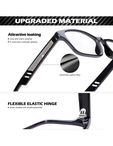 Gafas de Luz Azul ANYLUV AN4579-0 Anti Fatiga Ocular UV400