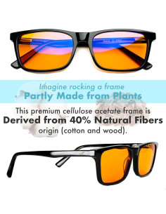 Gafas Naranjas Bloqueadoras de Luz Azul THL SLEEP - Unisex 2