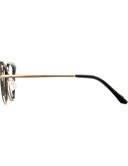 Gafas de Luz Azul Cyxus Cat Eye Metal UV Lentes Claros