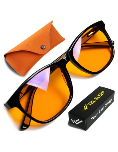 Gafas Bloqueadoras de Luz Azul THL Sleep Naranjas Unisex