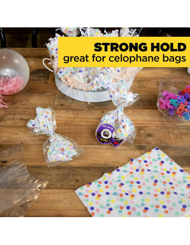 Cinta de Envolver Regalos Scotch, Transparente, 6 Rollos de 1.9 cm x 165 m