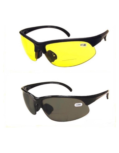 2 Pares de Lentes de Sol Bifocales Deportivos PRS - 100% UV