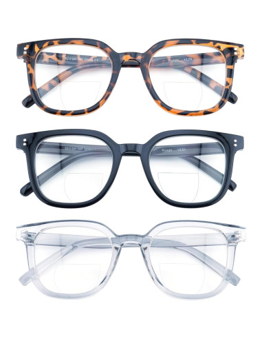 Paquete de 3 Gafas Bifocales Wenzhou 1.75 con Filtro UV