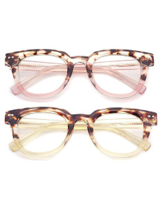 Gafas de lectura TR90 anti luz azul para mujeres 2.5D