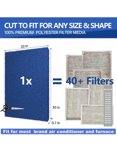 Filtro de Aire Reutilizable Demiwise 50.8x76.2 cm MERV 6 2