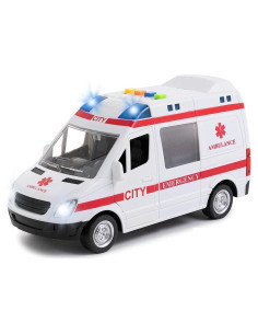 Ambulancia Juguete con Luz y Sonido - Juguete Para Disfrutar