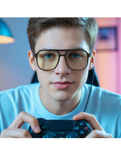 Gafas de Bloqueo de Luz Azul FEISEDY G2835 Unisex 2