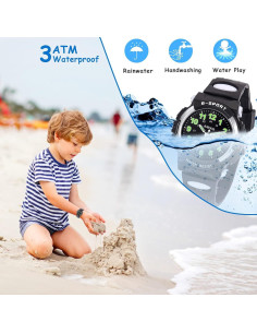 Reloj Analógico Juboos para Niños Impermeable 5-14 Años 2